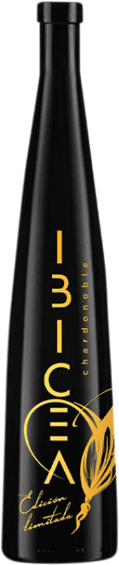 15,95 € Бесплатная доставка | Белое вино Ibicea Chardonoble Crianza — Крианса Испания Chardonnay — Шардоне, Airén — Айрен 75 cl