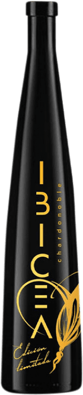 19,95 € Envoi gratuit | Vin blanc Ibicea Chardonoble Crianza Espagne Chardonnay, Airén Bouteille 75 cl