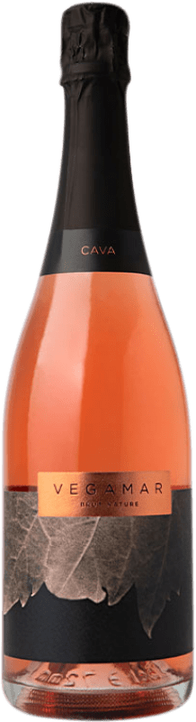 17,95 € Envoi gratuit | Vin Mousseux Rosé Vegamar Brut Nature D.O. Cava Catalogne Espagne Garnacha — Grenache Bouteille 75 cl