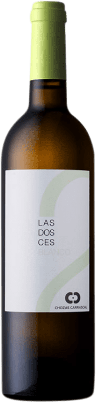 8,95 € Envío gratis | Vino blanco Chozas Carrascal Las Dosces Blanco D.O. Utiel-Requena Comunidad Valenciana España Macabeo, Chardonnay, Sauvignon Blanca Botella 75 cl