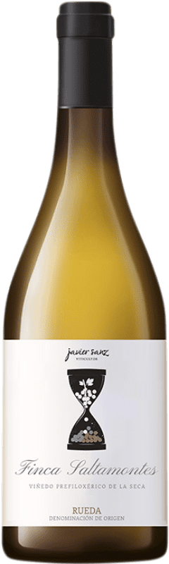 43,95 € Spedizione Gratuita | Vino bianco Javier Sanz Finca Saltamontes D.O. Rueda Castilla y León Spagna Verdejo Bottiglia 75 cl