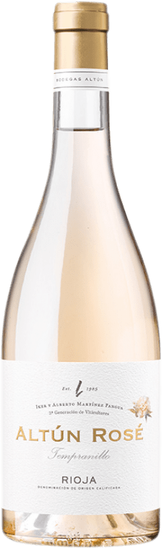 17,95 € Kostenloser Versand | Rosé-Wein Altún Rosé D.O.Ca. Rioja La Rioja Spanien Tempranillo Flasche 75 cl
