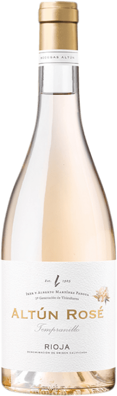 18,95 € Kostenloser Versand | Roséwein Altún Rosé D.O.Ca. Rioja La Rioja Spanien Tempranillo Flasche 75 cl