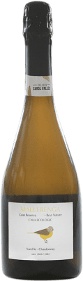 22,95 € 免费送货 | 白起泡酒 Carol Vallès La Mallerenga Brut Nature 大储备 D.O. Cava 加泰罗尼亚 西班牙 Xarel·lo, Chardonnay 瓶子 75 cl