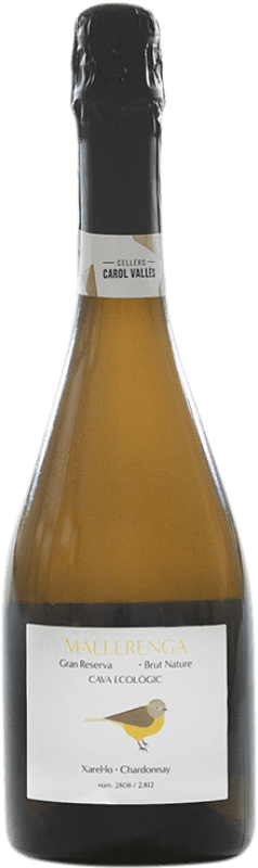 22,95 € 送料無料 | 白スパークリングワイン Carol Vallès La Mallerenga ブルットの自然 グランド・リザーブ D.O. Cava カタロニア スペイン Xarel·lo, Chardonnay ボトル 75 cl