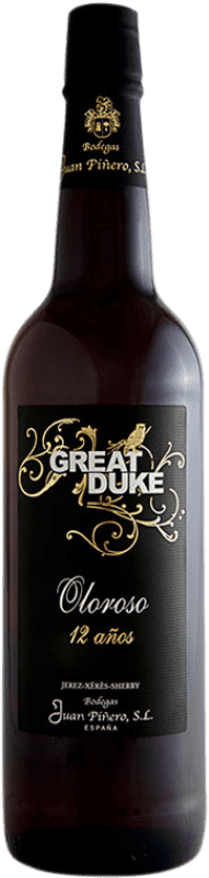 24,95 € Envío gratis | Vino dulce Juan Piñero Great Duke Oloroso V.O.R.S. D.O. Jerez-Xérès-Sherry Andalucía España Palomino Fino 12 Años Botella 75 cl