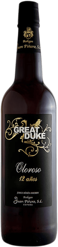 25,95 € Free Shipping | Sweet wine Juan Piñero Great Duke Oloroso VORS D.O. Jerez-Xérès-Sherry Andalusia Spain Palomino Fino 12 Years Bottle 75 cl