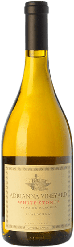 121,95 € Free Shipping | White wine Catena Zapata Adrianna Vineyard White Stones Aged I.G. Valle de Uco Uco Valley Argentina Chardonnay Bottle 75 cl