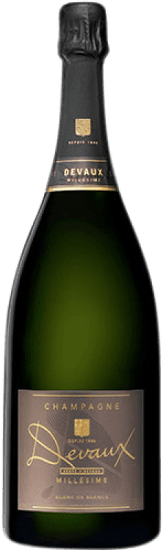 93,95 € Spedizione Gratuita | Spumante bianco Devaux Millésimé Blanc de Blancs A.O.C. Champagne champagne Francia Chardonnay Bottiglia Magnum 1,5 L