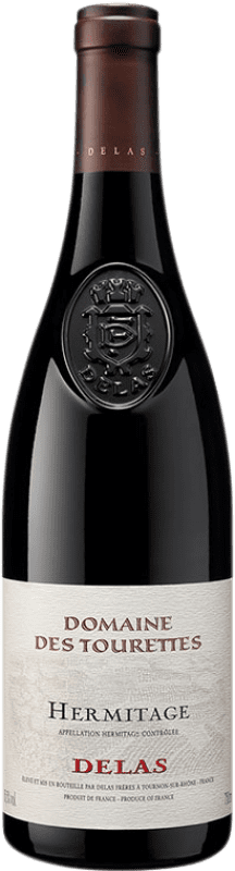 78,95 € Free Shipping | Red wine Delas Frères Domain des Tourettes A.O.C. Hermitage France Syrah Bottle 75 cl