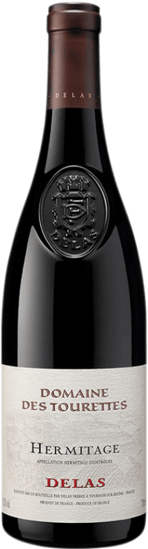 81,95 € Free Shipping | Red Wine Delas Frères Domain des Tourettes A.O.C. Hermitage France Syrah — Shiraz Bottle 75 cl