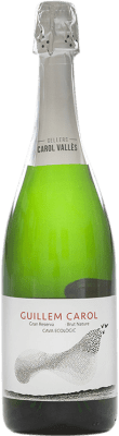 16,95 € Free Shipping | White sparkling Carol Vallès Guillem Brut Nature Grand Reserve D.O. Cava Catalonia Spain Pinot Black, Macabeo, Xarel·lo, Chardonnay Bottle 75 cl