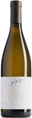 45,95 € Envío gratis | Vino blanco Clos de L'Ecotard Crianza A.O.C. Saumur Loire Francia Chenin Blanco Botella 75 cl