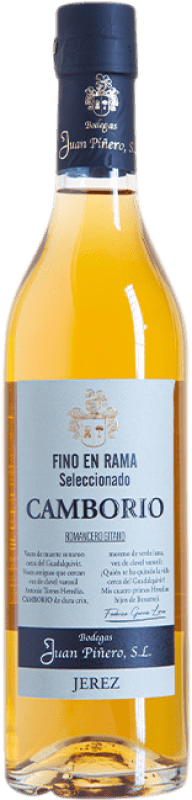 31,95 € Envoi gratuit | Vin Fortifié Juan Piñero Camborio Fino en Rama — Non Filtré, Sélection D.O. Jerez-Xérès-Sherry Andalousie Espagne Palomino Fino Bouteille Medium 50 cl