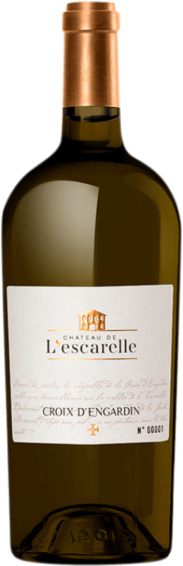 39,95 € Бесплатная доставка | Белое вино Château de l'Escarelle Croix d'Engardin Blanc A.O.C. Côtes de Provence Прованс Франция Rolle бутылка 75 cl