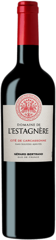 18,95 € 免费送货 | 红葡萄酒 Gérard Bertrand Domaine de l'Estagnère Cité de Carcassonne 法国 Merlot — 梅洛, Cabernet Sauvignon — 赤霞珠, Cabernet Franc — 品丽珠, Caladoc — 卡拉多克 瓶装 75 cl
