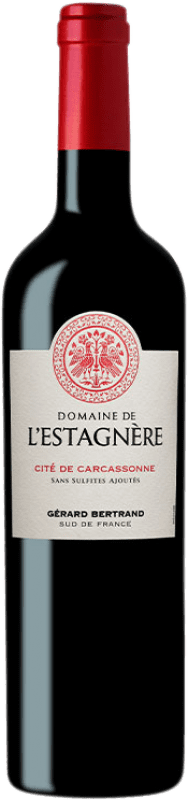 23,95 € 免费送货 | 红酒 Gérard Bertrand Domaine de l'Estagnère Cité de Carcassonne Rouge 法国 Merlot, Cabernet Sauvignon, Cabernet Franc, Caladoc 瓶子 75 cl