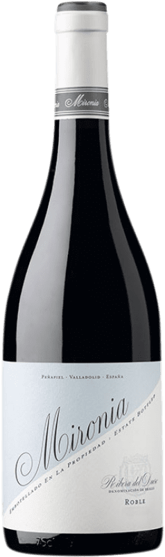 14,95 € Envío gratis | Vino tinto Peñafiel Mironia Roble D.O. Ribera del Duero Castilla y León España Tempranillo, Merlot Botella 75 cl