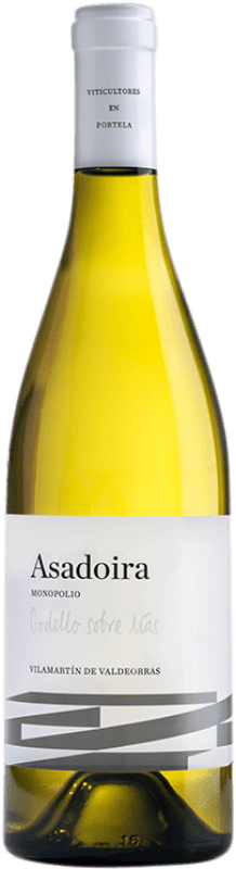 19,95 € 免费送货 | 白酒 Valdesil Asadoira sobre Lías D.O. Valdeorras 加利西亚 西班牙 Godello 瓶子 75 cl