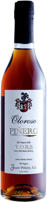 49,95 € Kostenloser Versand | Süßer Wein Juan Piñero Oloroso V.O.R.S. D.O. Jerez-Xérès-Sherry Andalusien Spanien Palomino Fino Medium Flasche 50 cl