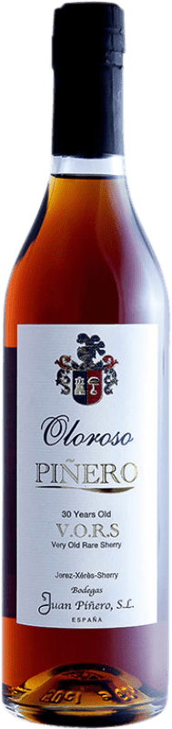 51,95 € Бесплатная доставка | Сладкое вино Juan Piñero Oloroso VORS D.O. Jerez-Xérès-Sherry Андалусия Испания Palomino Fino бутылка Medium 50 cl