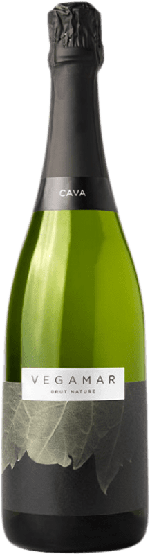 17,95 € Envoi gratuit | Vin Mousseux Blanc Vegamar Brut Nature D.O. Cava Catalogne Espagne Macabeo — Macabeu, Chardonnay Bouteille 75 cl