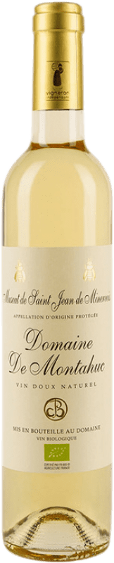15,95 € Envío gratis | Vino Dulce Chozas Carrascal Domaine de Montahuc A.O.C. Minervois Languedoc Francia Moscato Eco — Ecológico Botella Medium 50 cl