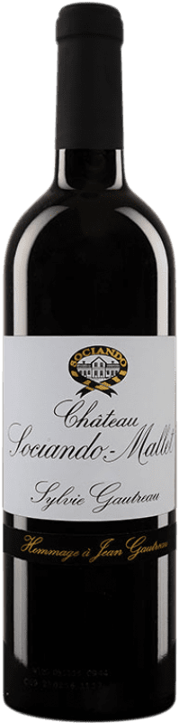 43,95 € Envio grátis | Vinho tinto Château Sociando-Mallet A.O.C. Haut-Médoc Bordeaux França Merlot, Cabernet Sauvignon, Cabernet Franc Garrafa 75 cl