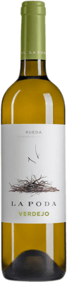 11,95 € Spedizione Gratuita | Vino bianco Caserío de Dueñas La Poda D.O. Rueda Castilla y León Spagna Verdejo Bottiglia 75 cl