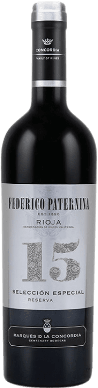 14,95 € 送料無料 | 赤ワイン Paternina セレクション, 特別 レセルバ D.O.Ca. Rioja ラ・リオハ スペイン Tempranillo — テンプラニーリョ, Garnacha — グルナッシュ 75 cl