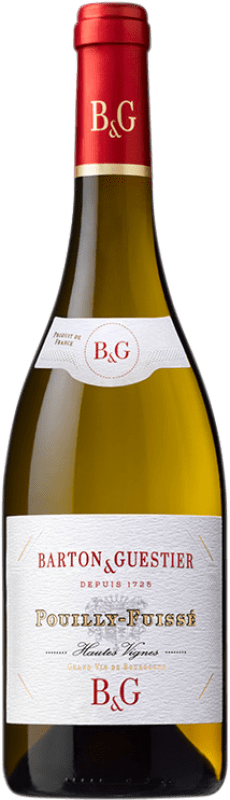 27,95 € 送料無料 | 白ワイン Barton & Guestier B&G Passeport Crianza — クリアンサ A.O.C. Pouilly-Fuissé ブルゴーニュ フランス Chardonnay — シャルドネ 75 cl