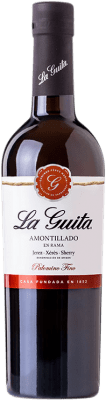 43,95 € Free Shipping | Fortified wine Hijos de Rainera Pérez Marín La Guita Amontillado en Rama D.O. Jerez-Xérès-Sherry Andalusia Spain Palomino Fino Medium Bottle 50 cl