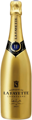 48,95 € 送料無料 | 白スパークリングワイン Bodegas Riojanas Marquis de La Fayette Brut A.O.C. Champagne シャンパン フランス Pinot Black, Chardonnay ボトル 75 cl