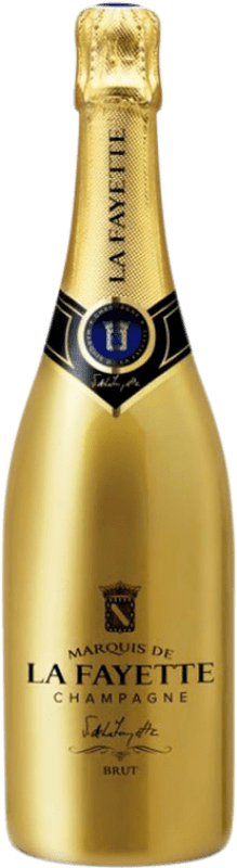 48,95 € Envoi gratuit | Vin Mousseux Blanc Bodegas Riojanas Marquis de La Fayette Brut A.O.C. Champagne Champagne France Pinot Noir, Chardonnay Bouteille 75 cl