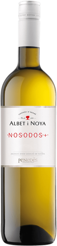 9,95 € Envio grátis | Vinho Branco Albet i Noya Nosodos+ D.O. Penedès Catalunha Espanha Xarel·lo 75 cl