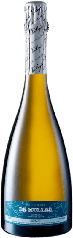 10,95 € 送料無料 | 白スパークリングワイン De Muller Trilogía Muscat D.O. Tarragona カタロニア スペイン Muscat ボトル 75 cl