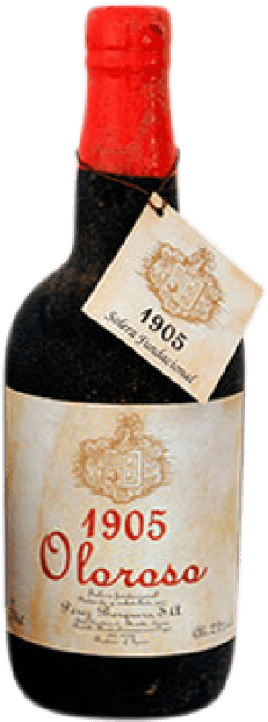 484,95 € 免费送货 | 甜酒 Pérez Barquero Solera Fundacional 1905 Oloroso D.O. Montilla-Moriles 安达卢西亚 西班牙 Pedro Ximénez 瓶子 75 cl