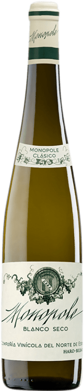 71,95 € 免费送货 | 白酒 Norte de España - CVNE Monopole Clásico Blanco 干 D.O.Ca. Rioja 拉里奥哈 西班牙 Viura 瓶子 Magnum 1,5 L