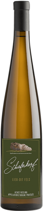 45,95 € Free Shipping | White wine Schieferkopf Lieu-dit Fels A.O.C. Alsace Alsace France Riesling Bottle 75 cl