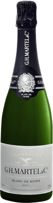 59,95 € Spedizione Gratuita | Spumante bianco G.H. Martel Blanc de Noirs Brut A.O.C. Champagne champagne Francia Chardonnay, Pinot Meunier Bottiglia 75 cl