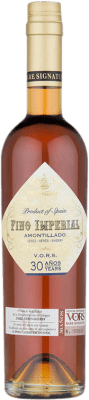 121,95 € Free Shipping | Fortified wine Díez Mérito Amontillado Fino Imperial V.O.R.S. D.O. Jerez-Xérès-Sherry Andalusia Spain Palomino Fino Medium Bottle 50 cl