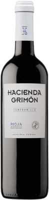 19,95 € Envio grátis | Vinho tinto Hacienda Grimón Tinto Jovem D.O.Ca. Rioja La Rioja Espanha Tempranillo Garrafa 75 cl