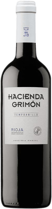 16,95 € Free Shipping | Red wine Hacienda Grimón Tinto Young D.O.Ca. Rioja The Rioja Spain Tempranillo Bottle 75 cl