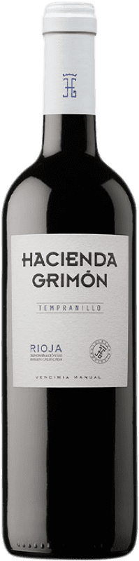 16,95 € Envoi gratuit | Vin Rouge Hacienda Grimón Jeune D.O.Ca. Rioja La Rioja Espagne Tempranillo 75 cl