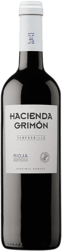 19,95 € Envio grátis | Vinho tinto Hacienda Grimón Tinto Jovem D.O.Ca. Rioja La Rioja Espanha Tempranillo Garrafa 75 cl
