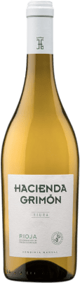 16,95 € Envoi gratuit | Vin Blanc Hacienda Grimón Jeune D.O.Ca. Rioja La Rioja Espagne Viura 75 cl