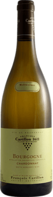 47,95 € Envio grátis | Vinho branco François Carillon Crianza A.O.C. Bourgogne Borgonha França Chardonnay Garrafa 75 cl