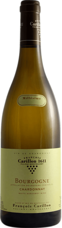 47,95 € Spedizione Gratuita | Vino bianco François Carillon Crianza A.O.C. Bourgogne Borgogna Francia Chardonnay Bottiglia 75 cl