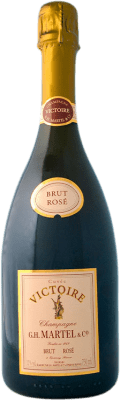 75,95 € 免费送货 | 玫瑰气泡酒 G.H. Martel Victoire Rosé Cuvée 香槟 A.O.C. Champagne 香槟酒 法国 Pinot Black, Chardonnay 瓶子 75 cl