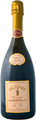 82,95 € Spedizione Gratuita | Spumante Rosato G.H. Martel Victoire Brut Cuvée, Rosé — Rosato A.O.C. Champagne champagne Francia Pinot Nero, Chardonnay 75 cl